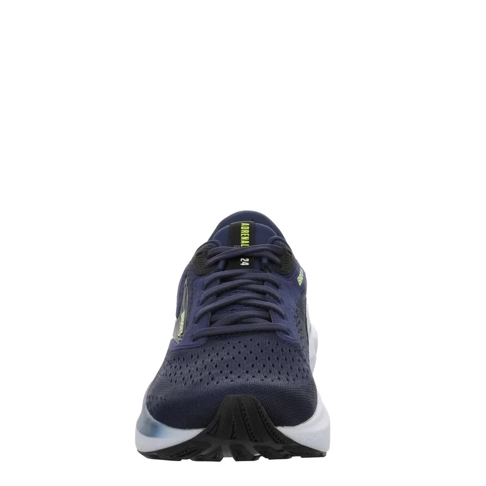 Brooks Adrenaline GTS 24 Mens Size 10.5 D Navy White Running Shoes NEW